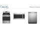 A showcase of stainless steel GE appliances includes a gas range, microwave, and dishwasher at 915 Dusk Dr, Summerville, SC 29486