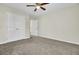 Bedroom features carpet, ceiling fan, closet space, and natural light at 9620 Pebble Creek Blvd, Summerville, SC 29485