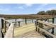 Private wooden dock overlooking serene marshlands and waterfront scenery at 11 Boardman Rd, Charleston, SC 29407