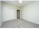 Nice bedroom with neutral colors and carpet featuring a closet with double doors at 1225 Blakeway St # 406, Charleston, SC 29492
