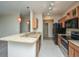 Open kitchen with granite counters, stainless steel appliances, and a breakfast bar at 1225 Blakeway St # 406, Charleston, SC 29492