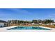 Community pool with palm trees providing a resort-style atmosphere at 146 Stagecoach Ave, Summerville, SC 29486