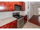 Contemporary kitchen with stainless steel oven and ample counter space, ideal for cooking at 1755 Central Park Rd # 5107, Charleston, SC 29412