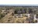Overhead view of properties bordered by dense trees, creating a secluded and private setting at 1812 Burgess St, Charleston, SC 29412