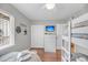 Charming bedroom featuring bunk beds, a TV, and bright, natural light at 2017 Long Bend Dr, Seabrook Island, SC 29455