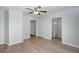Bedroom featuring hardwood floors with access to a bathroom and closet at 204 Tram Blvd, Summerville, SC 29486