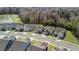 Community aerial view showing the house, street, and surrounding neighborhood at 222 River Martin Ct, Summerville, SC 29483
