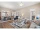 Open-concept living space with dining area, showcasing a bright and connected home design at 222 River Martin Ct, Summerville, SC 29483