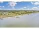 Aerial view of the community featuring scenic waterfront views and private boat docks at 2516 Willbrook Ln, Mount Pleasant, SC 29466
