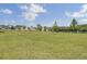 Large green grass field, palm trees and blue skies provide an excellent recreational area for community residents at 2516 Willbrook Ln, Mount Pleasant, SC 29466