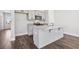 Modern kitchen with stainless steel appliances, granite counters, and kitchen island at 365 Chapman Cir, Goose Creek, SC 29445