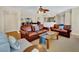 Comfortable living room featuring hardwood floors, stylish sofas, and open layout at 401 Yacht Harbor Ct, Isle of Palms, SC 29451