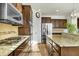 Well-equipped kitchen featuring stainless steel appliances, granite counters, and ample cabinet space at 402 Spectrum Rd, Summerville, SC 29486