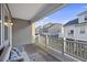 Covered back porch offers a lounge area with great neighborhood views at 612 Mclernon Trce, Johns Island, SC 29455