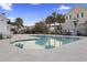 Community pool with tropical landscaping at 612 Mclernon Trce, Johns Island, SC 29455