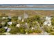 Picturesque neighborhood blends homes with serene marsh views, creating a peaceful and scenic environment at 619 E Erie Ave, Folly Beach, SC 29439