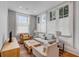 Relaxing living room with large windows, comfortable seating, and hardwood floors at 90 E Bay St, Charleston, SC 29401