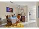Cozy dining room area featuring a wooden table, chandelier, and unique wall decor at 925 Dills Bluff Rd # 34, Charleston, SC 29412