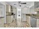 Spacious kitchen featuring stainless steel appliances, granite counters and creative tile flooring at 941 Law Ln, Mount Pleasant, SC 29464