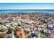Expansive aerial of Charleston showcasing the city's layout and waterfront location at 100 Queen St, Charleston, SC 29401