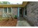 Close-up of a brick house with a tidy front entrance at 105 New Ct, Summerville, SC 29483