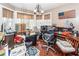 Bright office space with multiple windows, an American flag, and ample storage at 106 Caveson Dr, Summerville, SC 29483