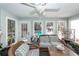 Relaxing sunroom with a view of the pool and backyard at 106 Caveson Dr, Summerville, SC 29483