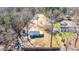 Birds eye view of home and surroundings including cleared land and other homes in area at 117 Roberts Rd, Summerville, SC 29483