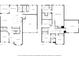 House floor plans for the first and second floors of a home at 136 Stagecoach Ln, Summerville, SC 29483