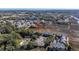 Aerial view of the property showcasing its location within a picturesque community near marshland at 2135 Landfall Way, Seabrook Island, SC 29455