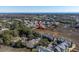 Aerial view of the property showcasing its location within a picturesque community at 2135 Landfall Way, Seabrook Island, SC 29455