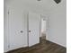 Bedroom view with closet, ceiling fan and hallway access at 2218 Dover St, North Charleston, SC 29405