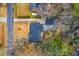 An overhead shot of a home highlighting the roof, patio, and the surrounding trees at 2410 Trent St, Charleston, SC 29414