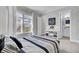 Inviting bedroom with a comfortable bed and a convenient access to a well-lit ensuite bathroom at 2425 Giles Ln, Mount Pleasant, SC 29466