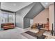 Well-lit bonus room with home gym equipment, a sloped ceiling, and gray walls at 2425 Giles Ln, Mount Pleasant, SC 29466