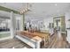 Open-concept home with open dining and kitchen area at 2425 Giles Ln, Mount Pleasant, SC 29466