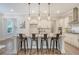 Spacious kitchen island with counter seating, perfect for casual dining and entertaining, and an adjacent dining space at 3092 Emma Ln, Mount Pleasant, SC 29466