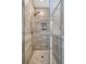 Close up on tiled shower with built in storage at 3092 Emma Ln, Mount Pleasant, SC 29466