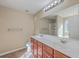Well-lit bathroom features double sinks and a large mirror at 339 Cicadas Song, Moncks Corner, SC 29461