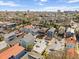 Bird's eye view of a charming neighborhood with colorful houses and lush greenery at 42 Kennedy St, Charleston, SC 29403