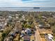 Wide aerial shot of the area with lush trees and waterways at 425 Mccants Dr, Mount Pleasant, SC 29464