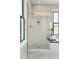 Elegant bathroom shower with white subway tile, dual shower heads, and a niche at 425 Mccants Dr, Mount Pleasant, SC 29464