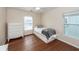 Bedroom featuring a bed, dresser, ceiling fan, and a window at 426 Mountain Laurel Cir, Goose Creek, SC 29445