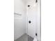 Modern tiled shower with glass enclosure and a sleek, handheld shower head at 5 Maranda Holmes St, Charleston, SC 29403