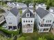 Aerial view of a neighborhood with similar styled homes at 1002 Carmela Ct, North Charleston, SC 29405
