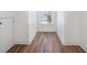 Hallway with wood look flooring and a window at 1002 Carmela Ct, North Charleston, SC 29405
