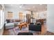 Open living space seamlessly connects the living area to the modern kitchen, perfect for entertaining and Gathering gatherings at 1002 Carmela Ct, North Charleston, SC 29405