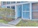 Townhome entryway with lattice privacy screen at 105 Peacock Pl, Summerville, SC 29485