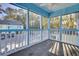 A well-lit screened-in porch offering a pleasant outdoor area at 105 Peacock Pl, Summerville, SC 29485