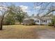 Expansive backyard featuring mature trees, offering shade and privacy at 105 S Palmetto St, Summerville, SC 29483